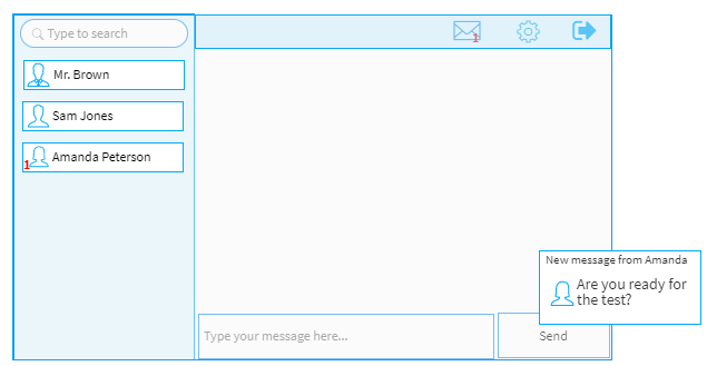 Messaging system for LMS