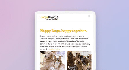Happy Dogs case cover
