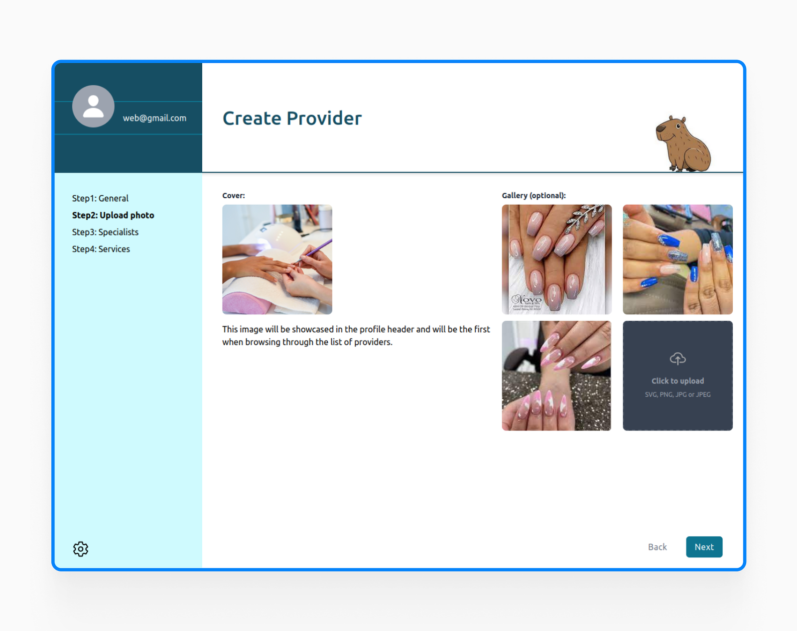 Kapybara - create provider